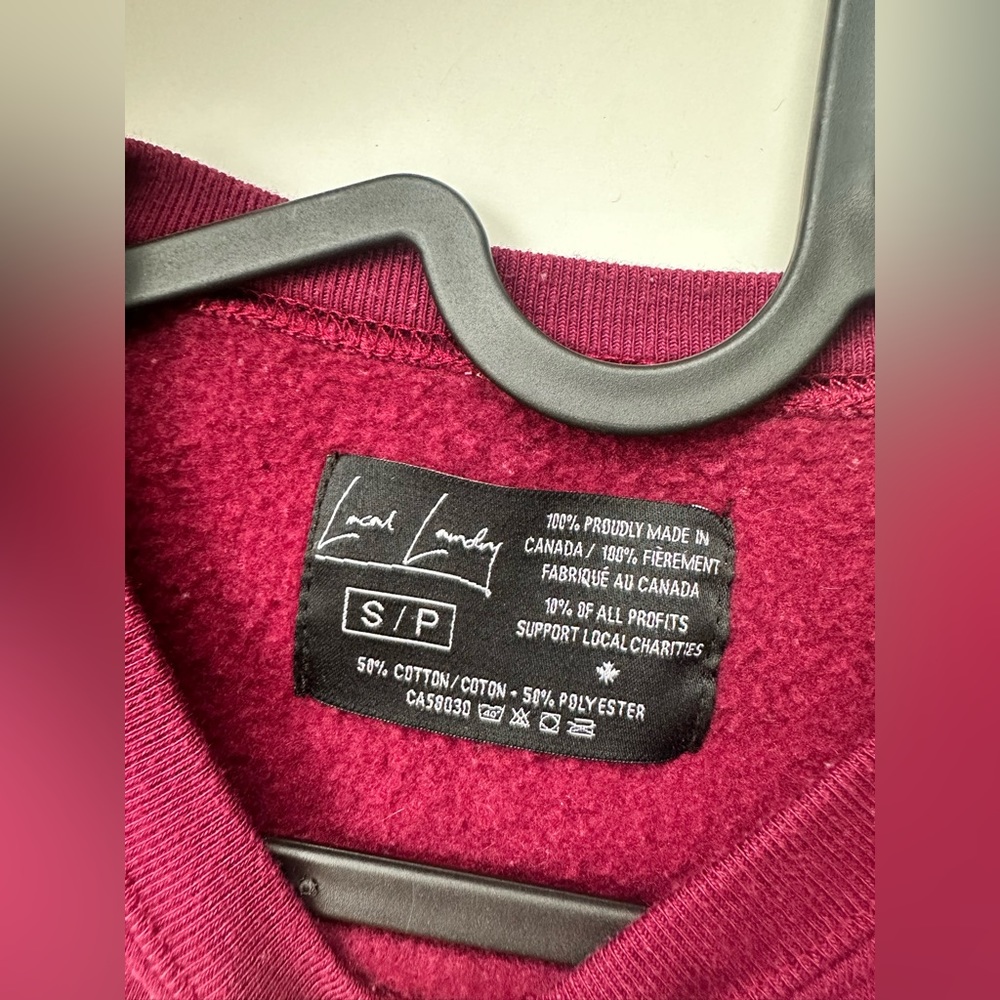 Local Laundry YYC Crew Neck - Maroon - Picture 4 of 5